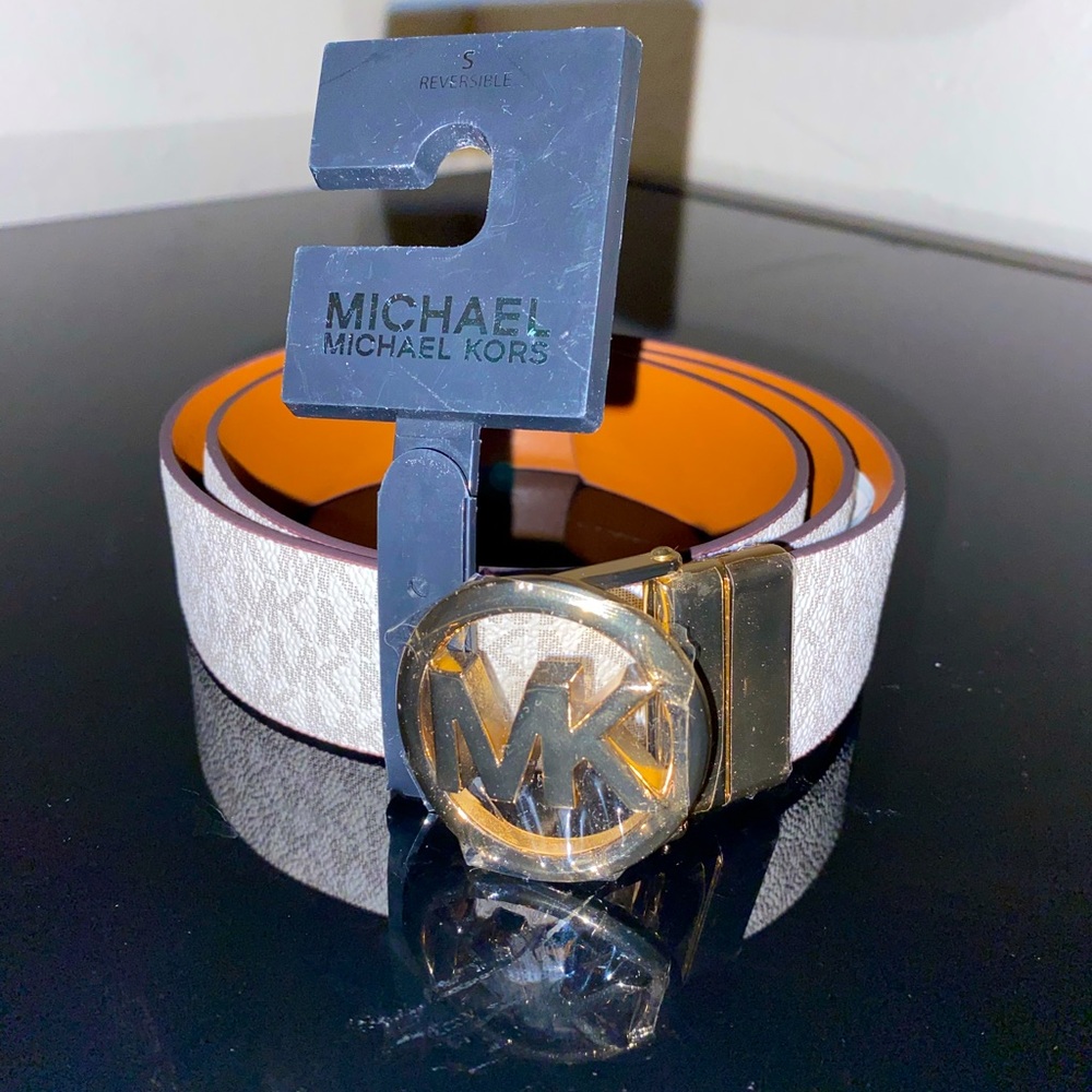 MK Genuine Leather Taiwan Reversible Belt
